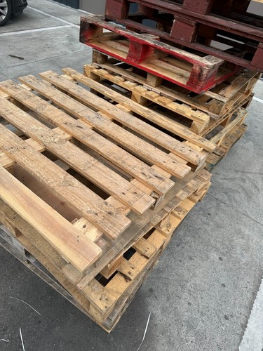 Empty wooden pallets also for - pallets,