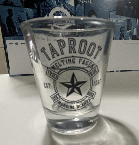 Taproot shot glass - glass, music