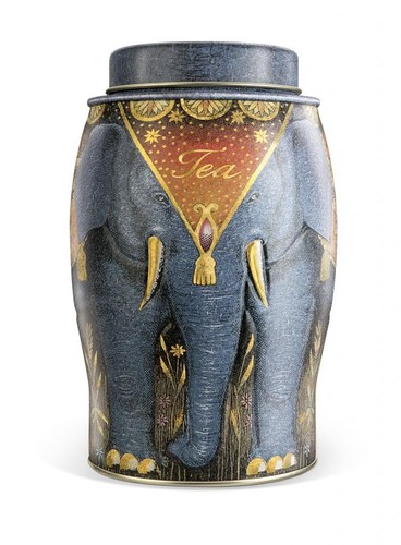 Williamson elephant tea caddy - elephant,