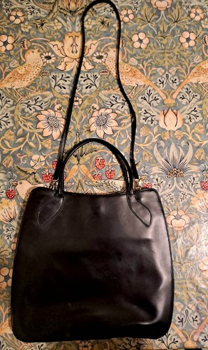 Coccinelle black leather bag - leather,
