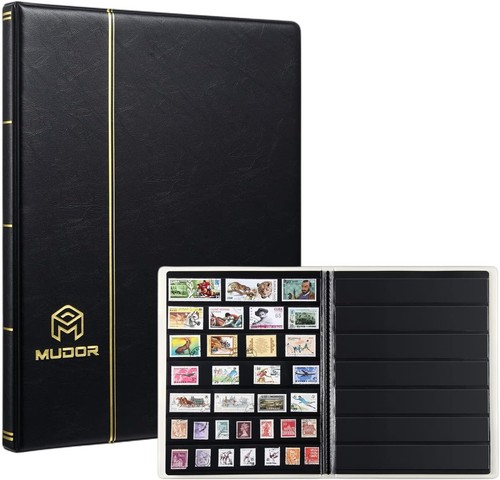 Stamp collecting album rows - stamp,
