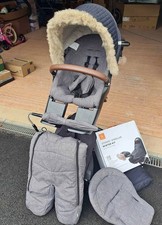 Stokke Xplory v6 pram / pushchair, winter kit + umbrella RRP £1400