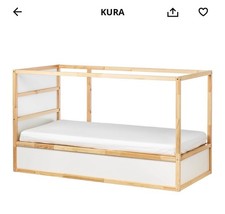 IKEA Kura Children's Reversible High/Low Bed Bunk 90x200 Cm Good Condition Used