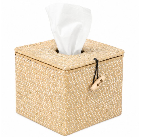 Square seagrass woven tissue - woven,