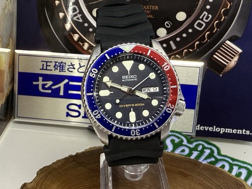 Seiko pepsi bezel men watch - pepsi, men's