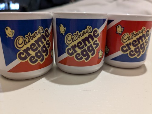 Cadbury creme egg - 3, cups