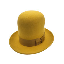 Oversized Wool Bowler Hat