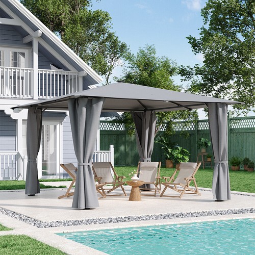 Heavy duty iron gazebo canopy - iron,