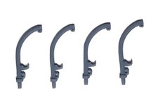 Plastic Resin Boat Davits,Model Ships approximately  (1/56) 28mm scale x4 Pieces