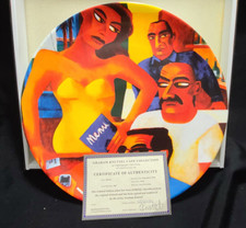💙Rare💙 GRAHAM KNUTTEL (1954-2023) Menu Limited Edition Porcelain Plate 455/500