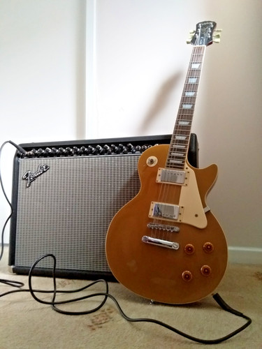 Epiphone les paul gold - les, +