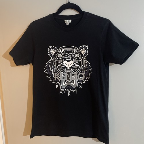 Kenzo black shirt size s - black, t-shirt