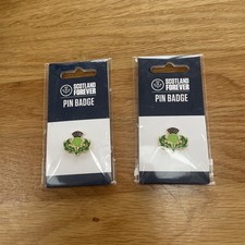 Scotland Forever Pin Badge x 2