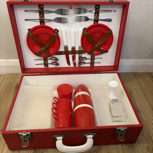 Vintage optima red picnic - picnic, set