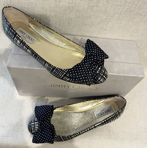 Jimmy choo shoes flats bow - jimmy,