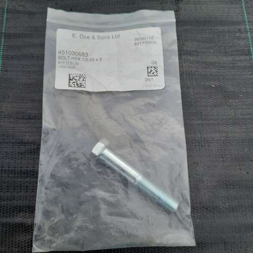 Bolt hex 3 part - 3,