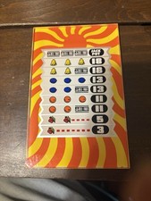 Original Jennings  Sun chief Payout Card Plexi Slot Machine