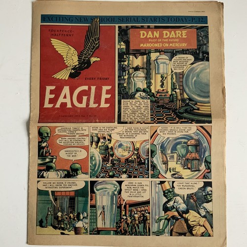 Vintage eagle comic january - comic,