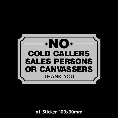 Cold callers canvassers - cold,