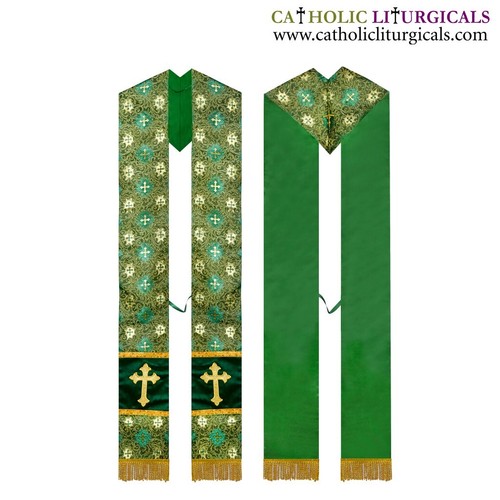 New metallic green cut - green, v-cut