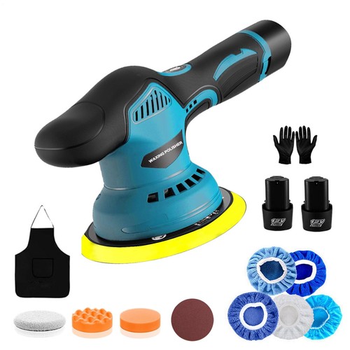 2xbattery car polisher buffer - car,