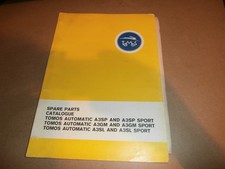 1978 TOMOS Moped  Spare Parts Catalogue A3SP Sport A3GM A3SL