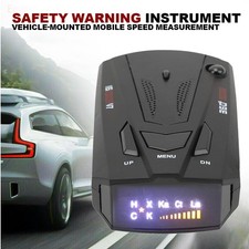 V7 Car Radar Detector 360° Full Band Laser Speed Safety Alarm Anti-Interference