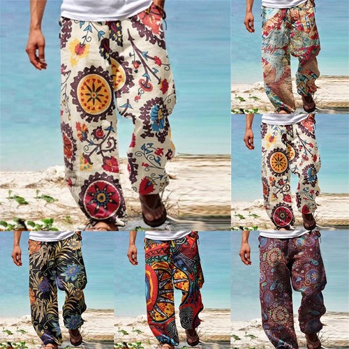 Trendy loose fit men harem - loose,