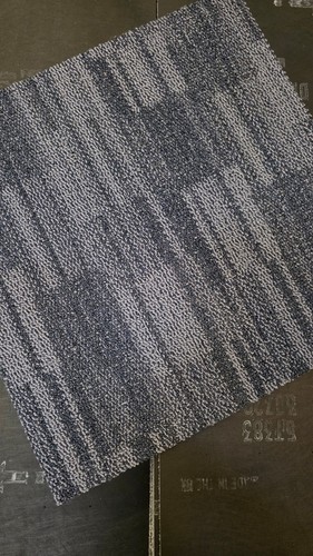 Blue patch carpet tiles - blue,