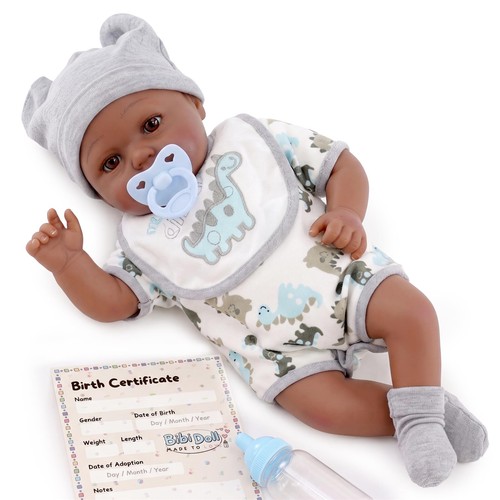 Black baby doll - 17",
