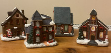 Christmas Village Houses x 4