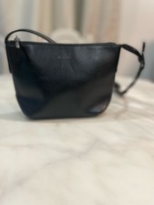 Matt & Nat Black Crossbody Bag Black Adjustable Strap Minimalist Vegan Leather