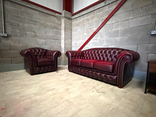 Vintage oxblood leather - vintage,