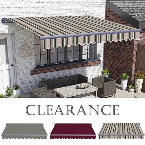 Garden patio manual awning - garden,