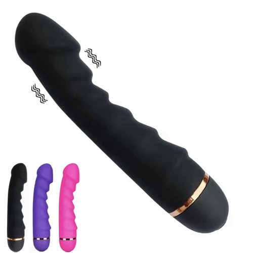 Ribbed dildo vibrator modes - ribbed, 20
