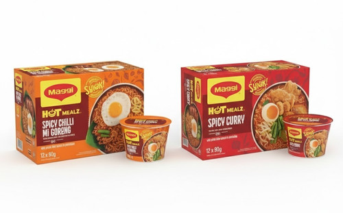 Maggi hot mealz - maggi, 12-pack
