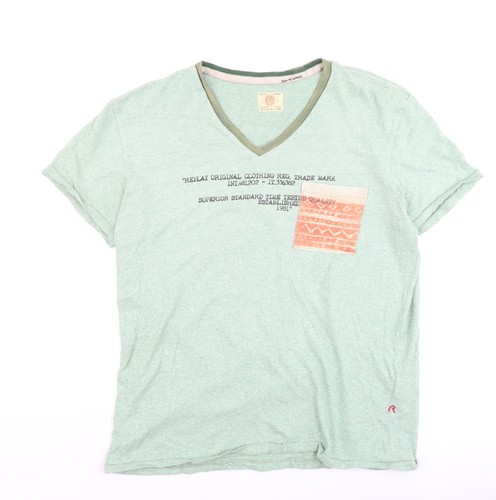 Replay men green v - men's,