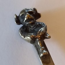 ANTIQUE/VINTAGE LINCOLN IMP/DEVIL TEA CADDY SPOON