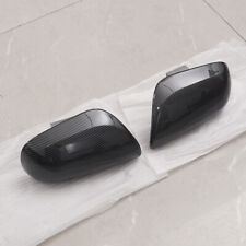 Pair For Toyota Yaris 2006-2011 Side Wing Mirror Covers Cap Carbon Fiber Look AE