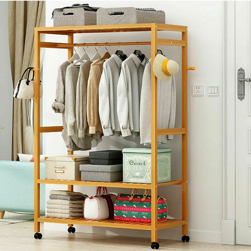 Rolling coat rack - rack, hall