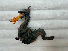 1999 Papo Fire Breathing Dragon Figure Medieval Fantasy Toy Vintage approx. 3.5'