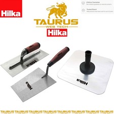 3PC HILKA Soft Grip Plastering Set Hawk Finishing & Bucket Trowel Masonry Tools