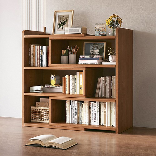 Wooden desktop bookshelf - wooden,