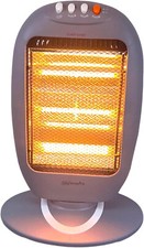 Halogen Heater 3 Bar Electric Heater with Adjustable 1200W Heat Settings