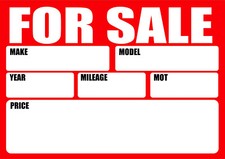 Car Sales - Vehicle Sale Sign