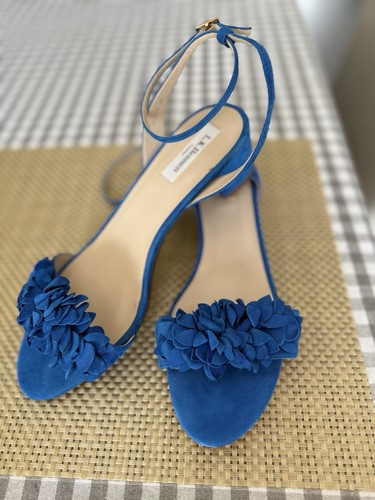 Bennett blue suede sandals - lk,