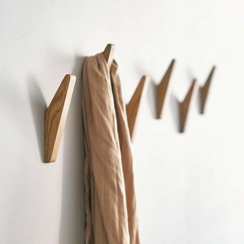 Solid wooden wall - wooden, mounted