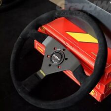 350mm 14' MOMO MonteCarlo Suede Leather Thickened Spoke Sport Steering Wheel
