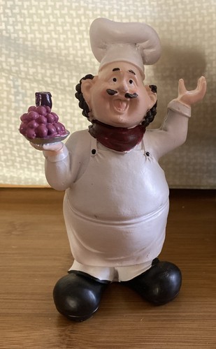 Resin chef figurine cute cooks - resin,