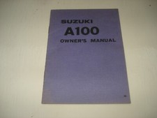 1977 Suzuki A100 motorcycle